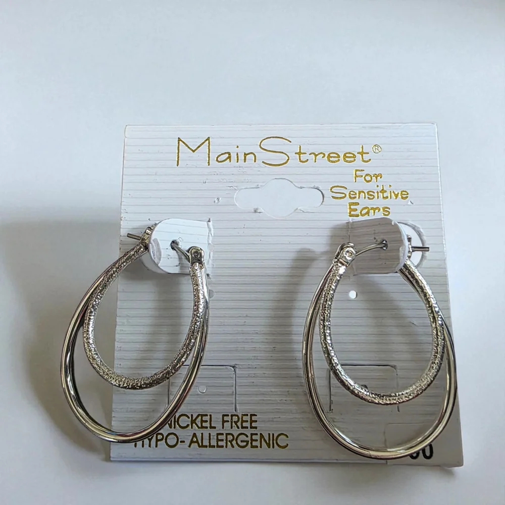 Main Street Silver Teardrop Earrings for Women